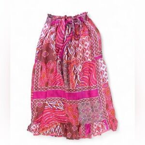 Pink and Orange maxi skirt